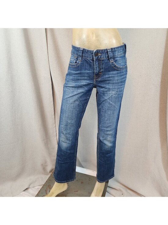 Calvin Klein Denim - Calvin Klein Lean Boot Cut Med Wash Denim Blue Jeans Size 6 MEDIUM 28 W x 29 I